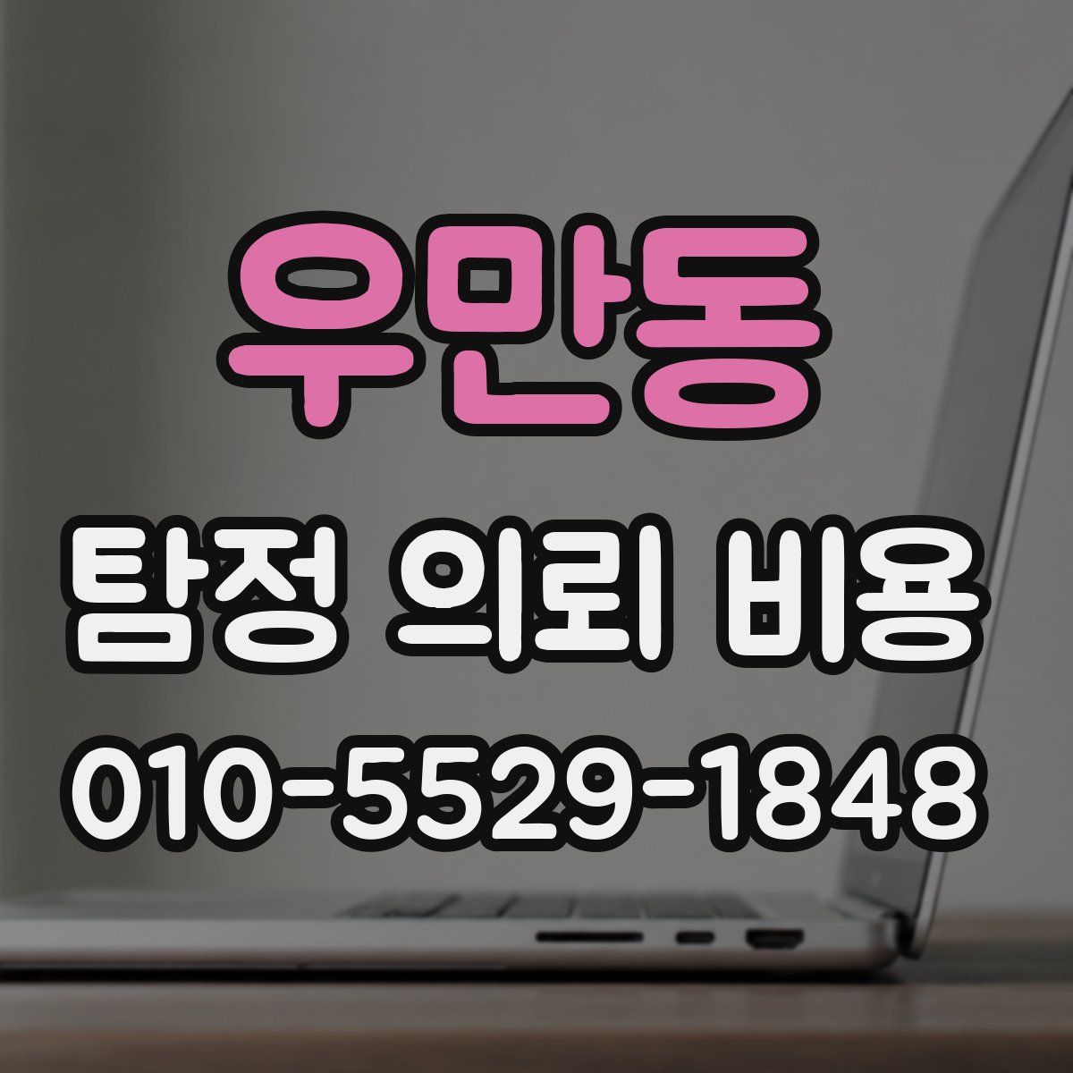 우만동 탐정 의뢰 비용
