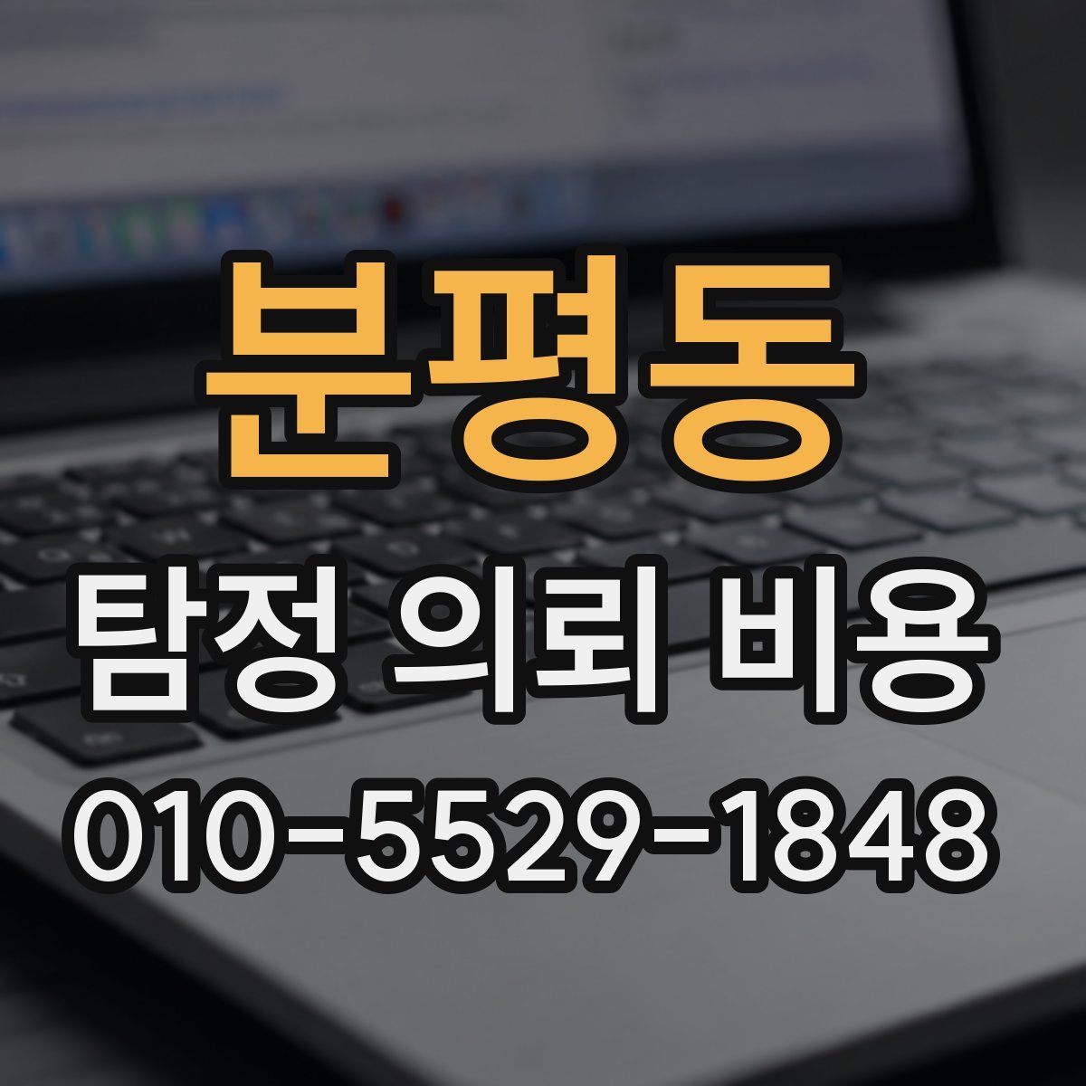 분평동 탐정 의뢰 비용