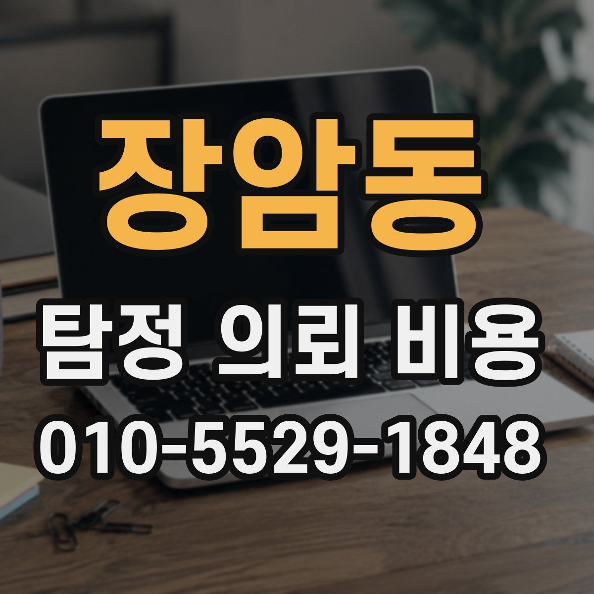 장암동 탐정 의뢰 비용