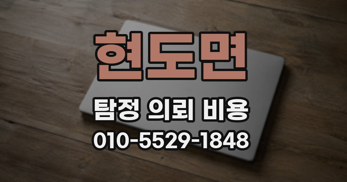 현도면 탐정 의뢰 비용