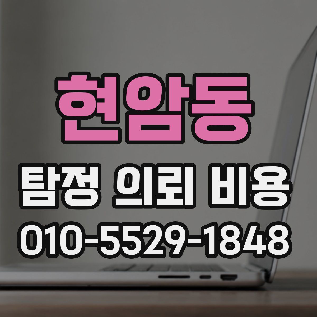 현암동 탐정 의뢰 비용