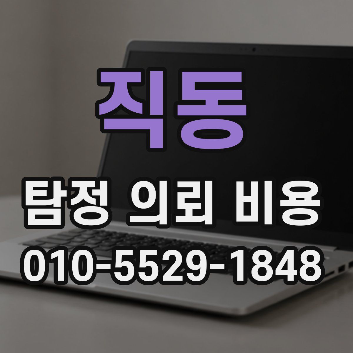 직동 탐정 의뢰 비용