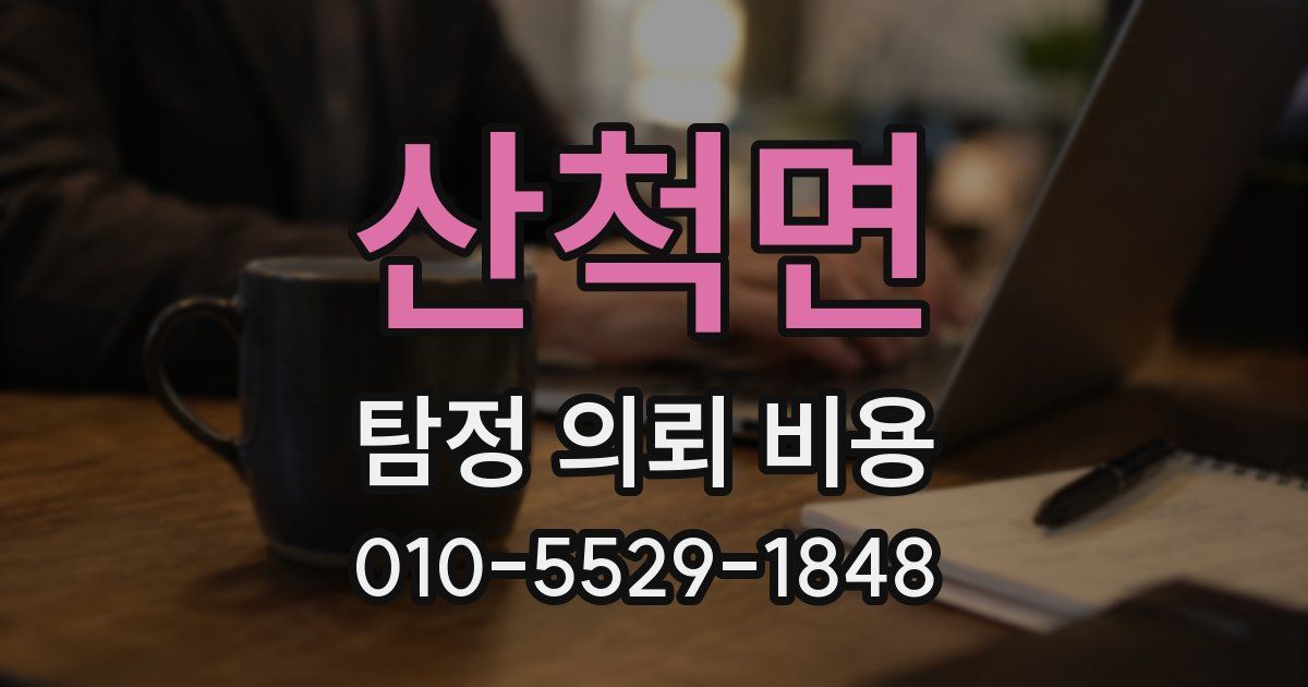 산척면 탐정 의뢰 비용
