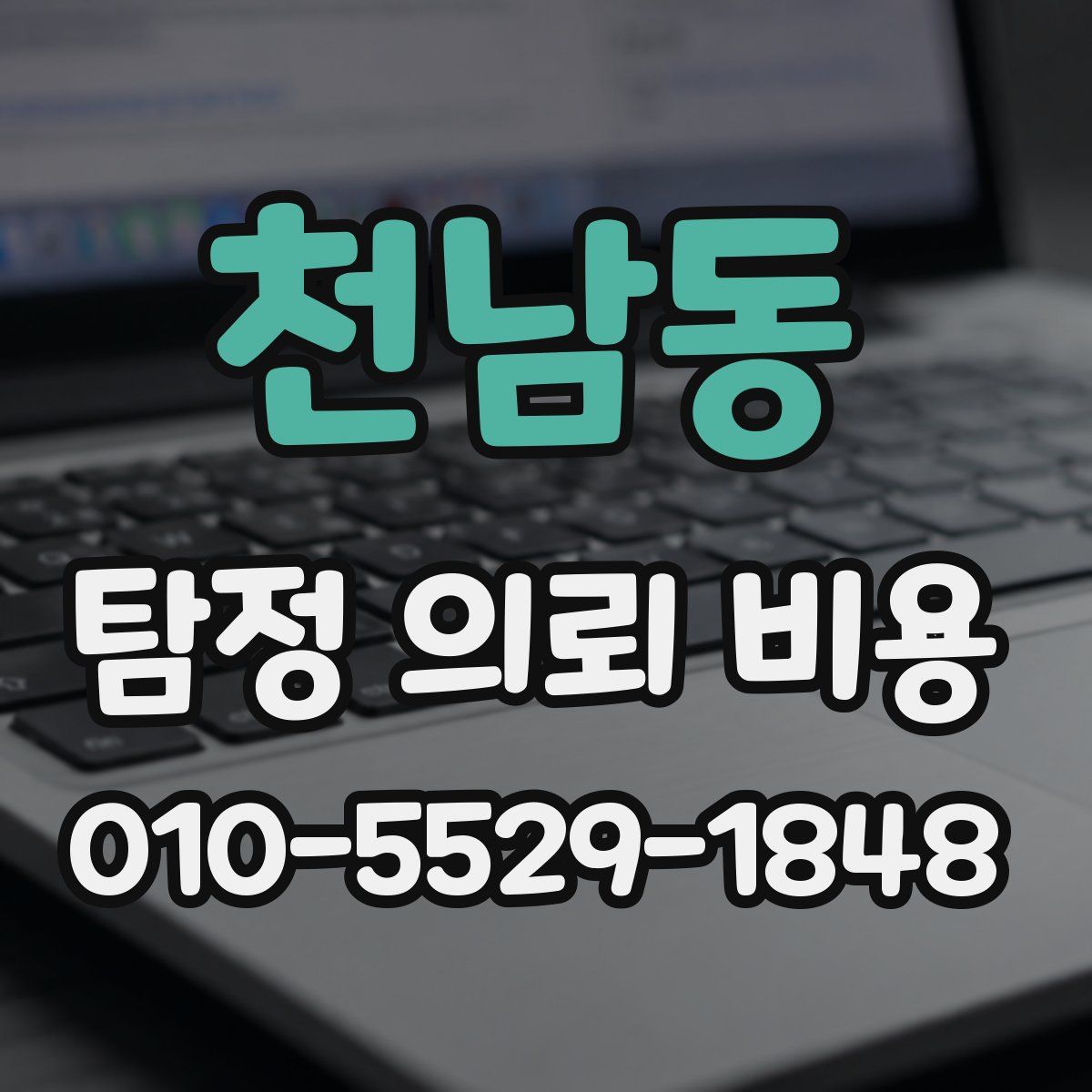 천남동 탐정 의뢰 비용