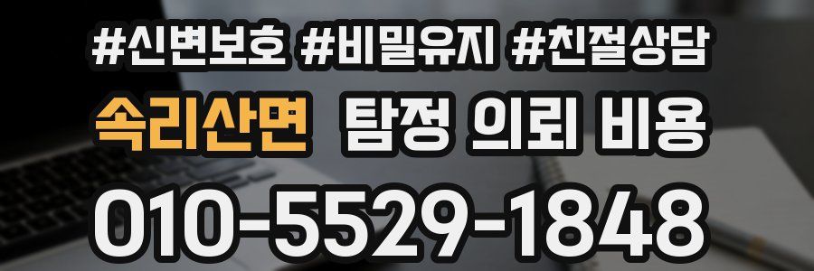 속리산면 탐정 의뢰 비용