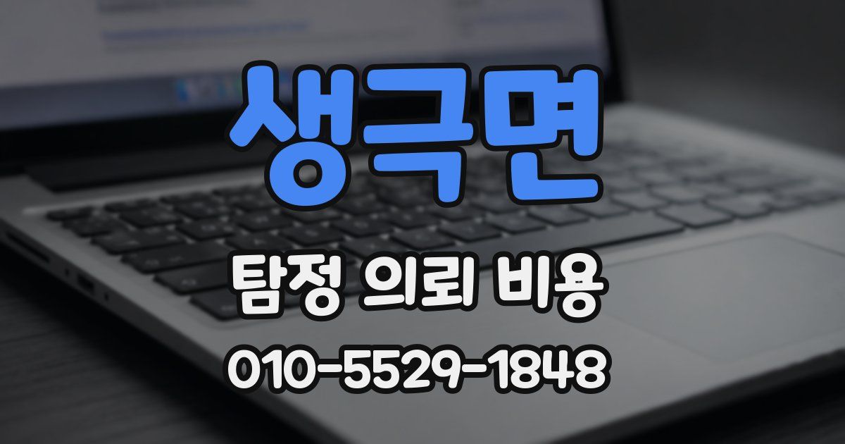 생극면 탐정 의뢰 비용