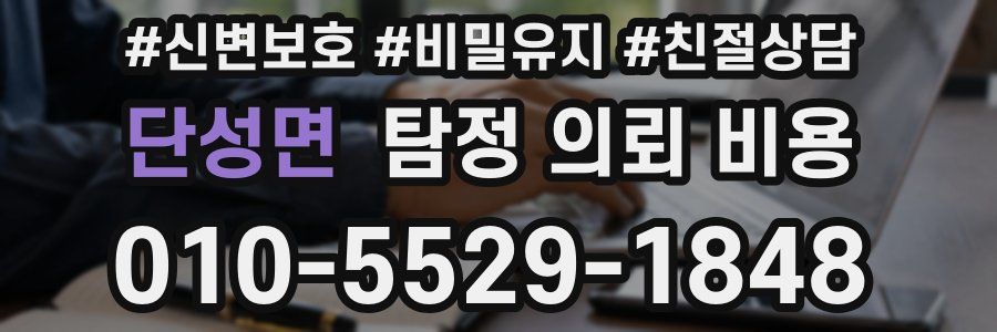 단성면 탐정 의뢰 비용