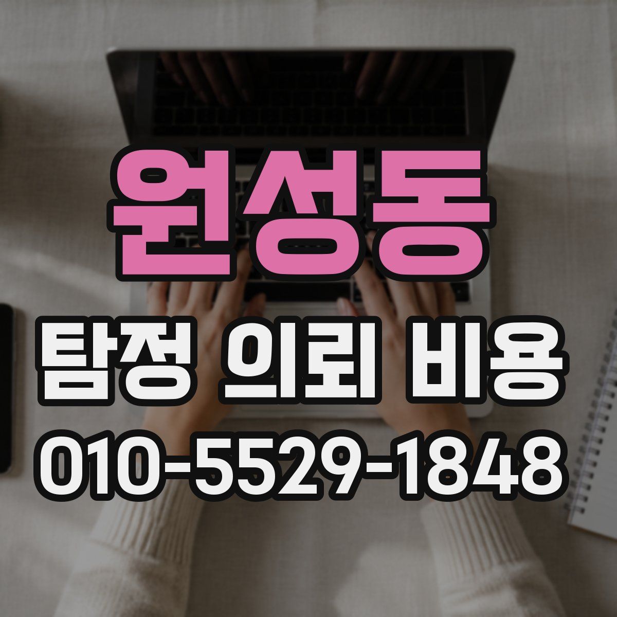 원성동 탐정 의뢰 비용