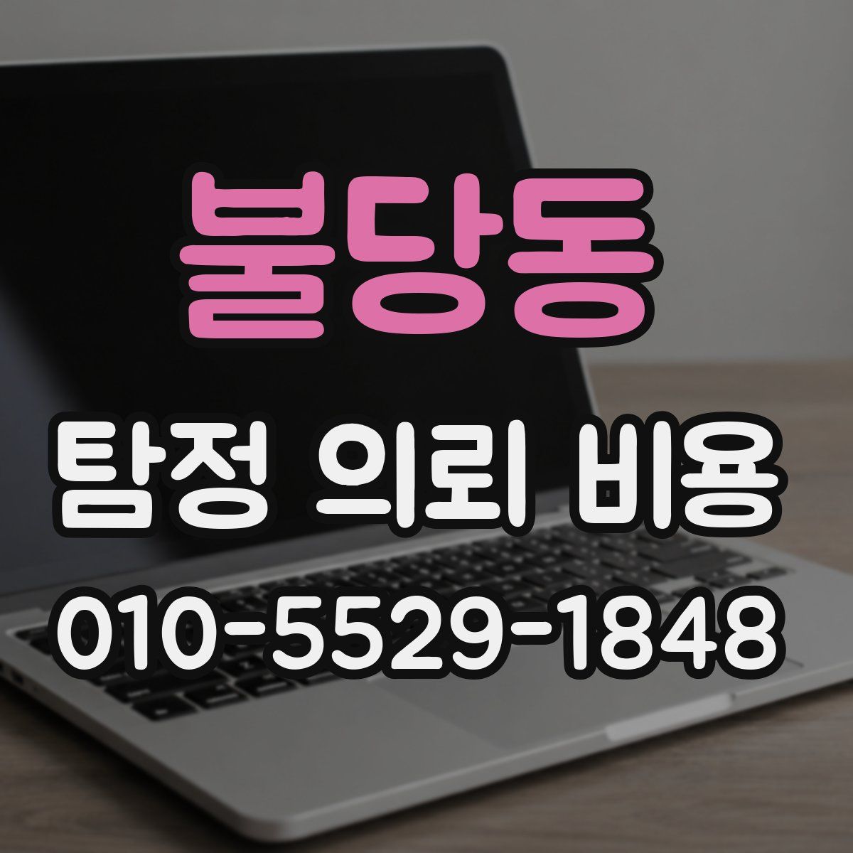 불당동 탐정 의뢰 비용