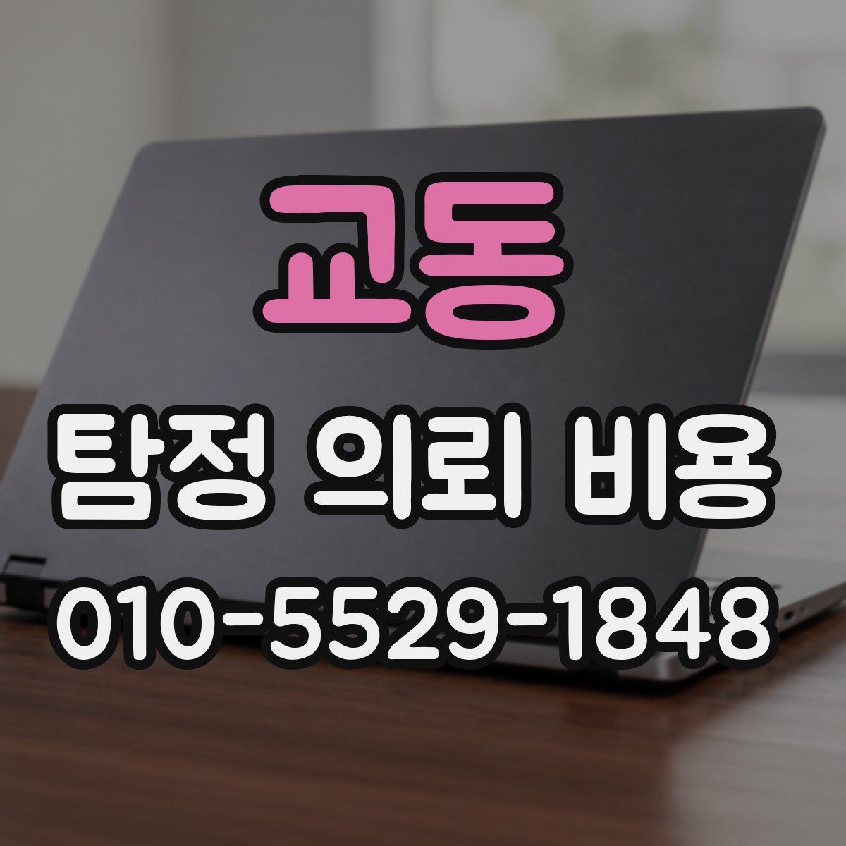 교동 탐정 의뢰 비용