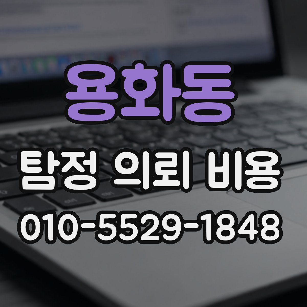 용화동 탐정 의뢰 비용