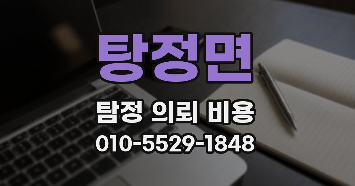 탕정면 탐정 의뢰 비용