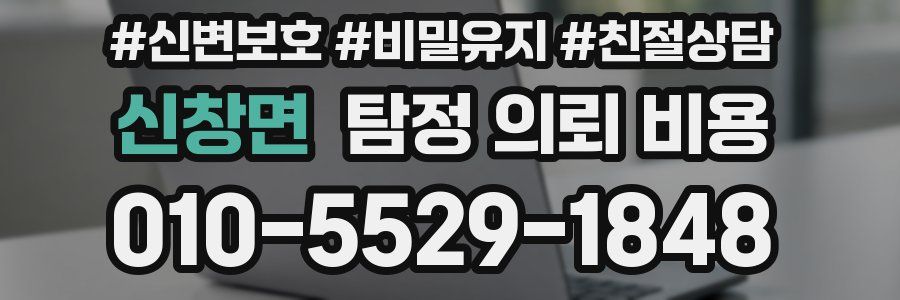 신창면 탐정 의뢰 비용