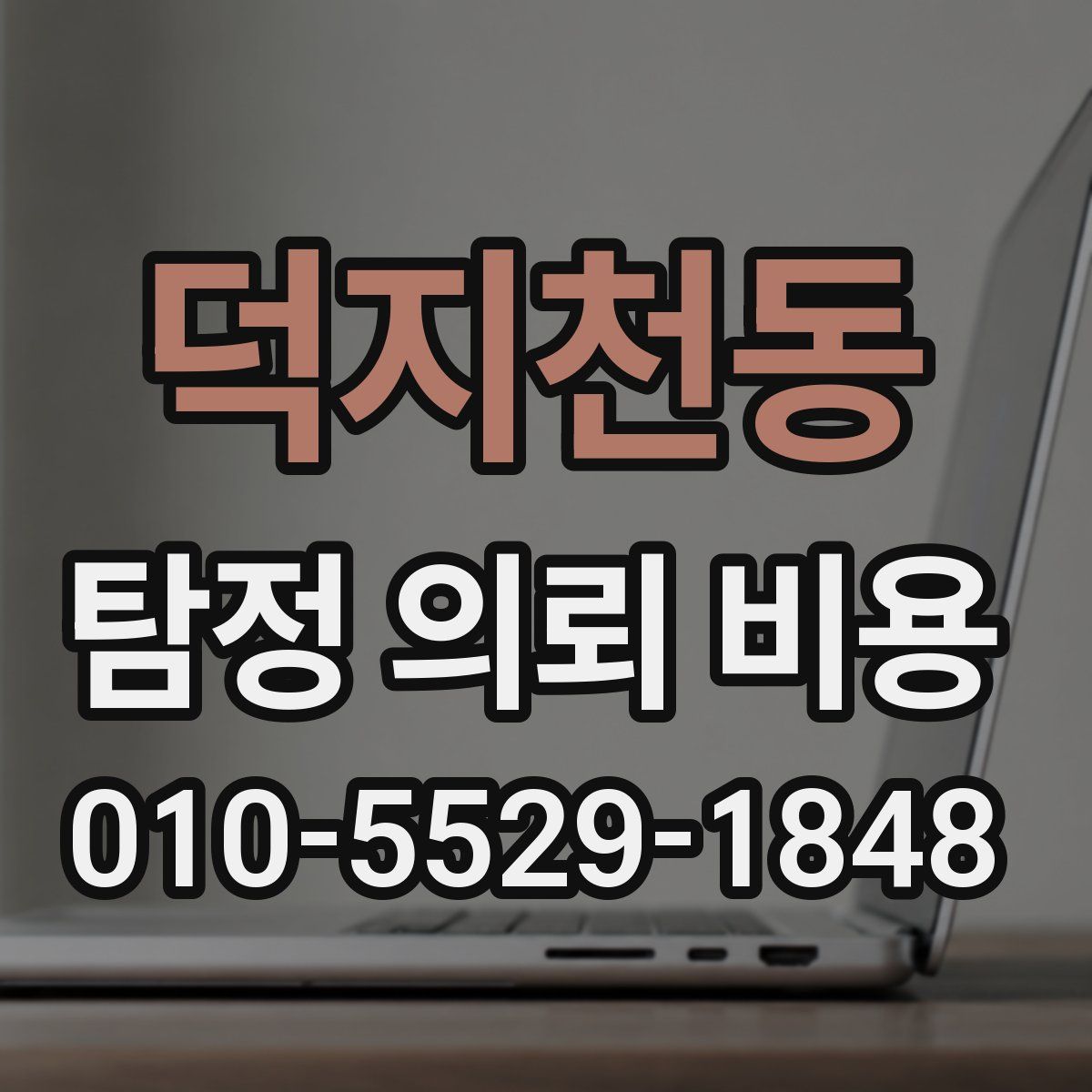 덕지천동 탐정 의뢰 비용