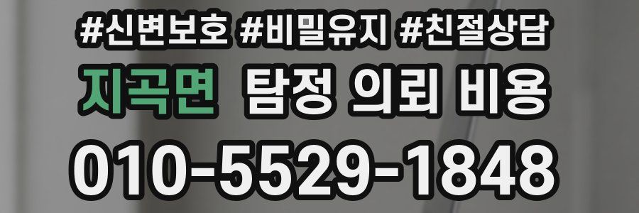 지곡면 탐정 의뢰 비용