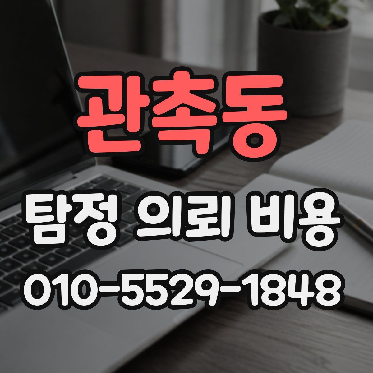 관촉동 탐정 의뢰 비용