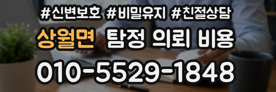 상월면 탐정 의뢰 비용