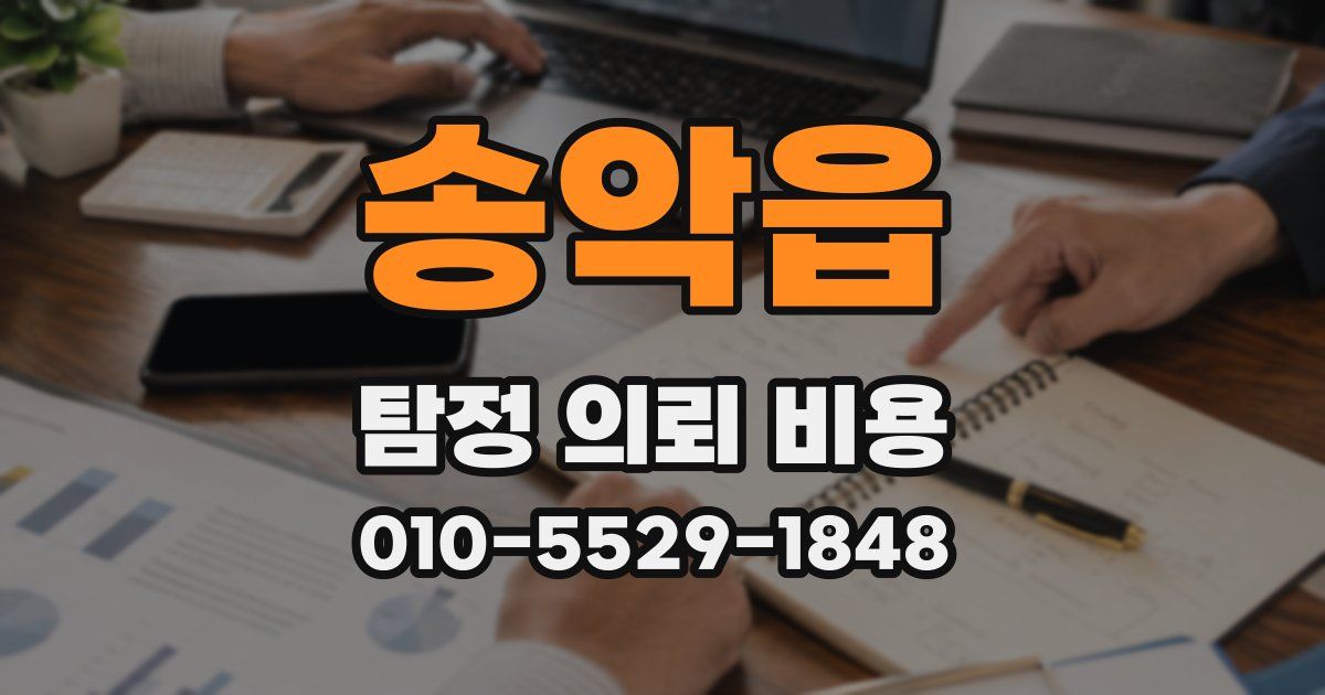 송악읍 탐정 의뢰 비용