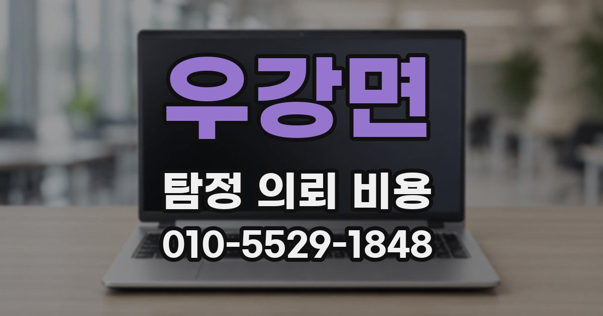 우강면 탐정 의뢰 비용