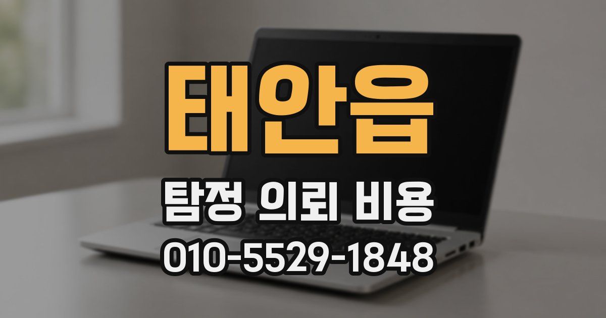 태안읍 탐정 의뢰 비용