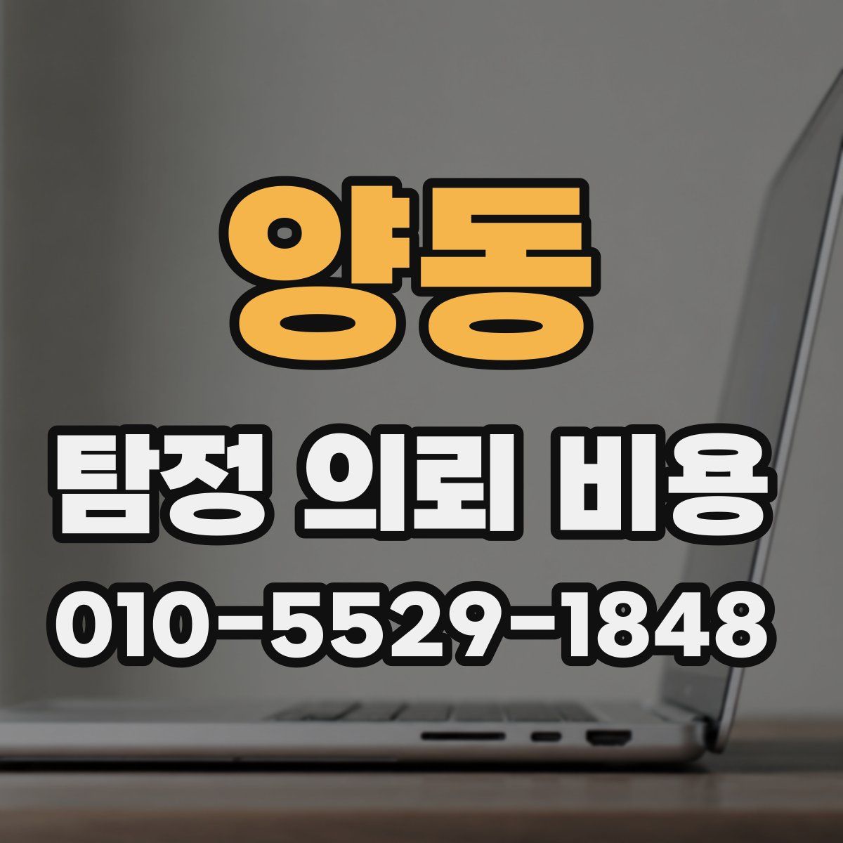양동 탐정 의뢰 비용
