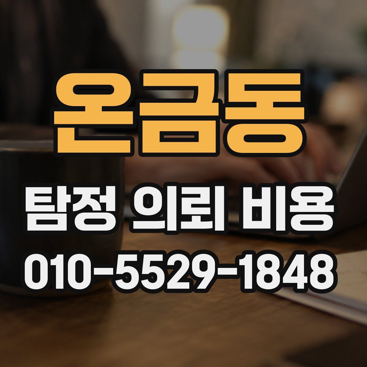 온금동 탐정 의뢰 비용