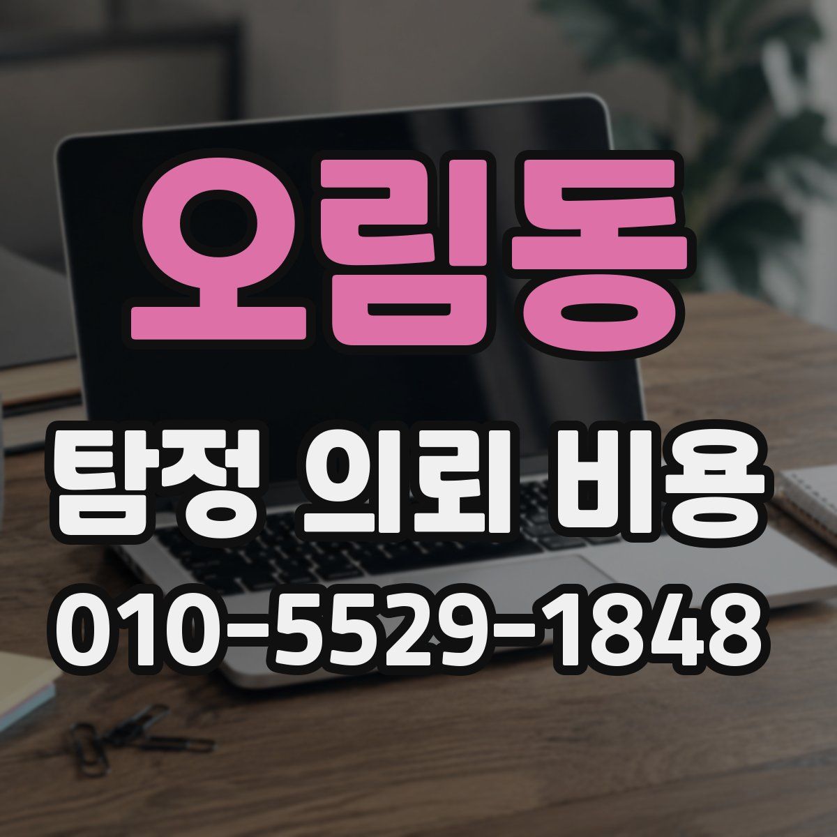 오림동 탐정 의뢰 비용
