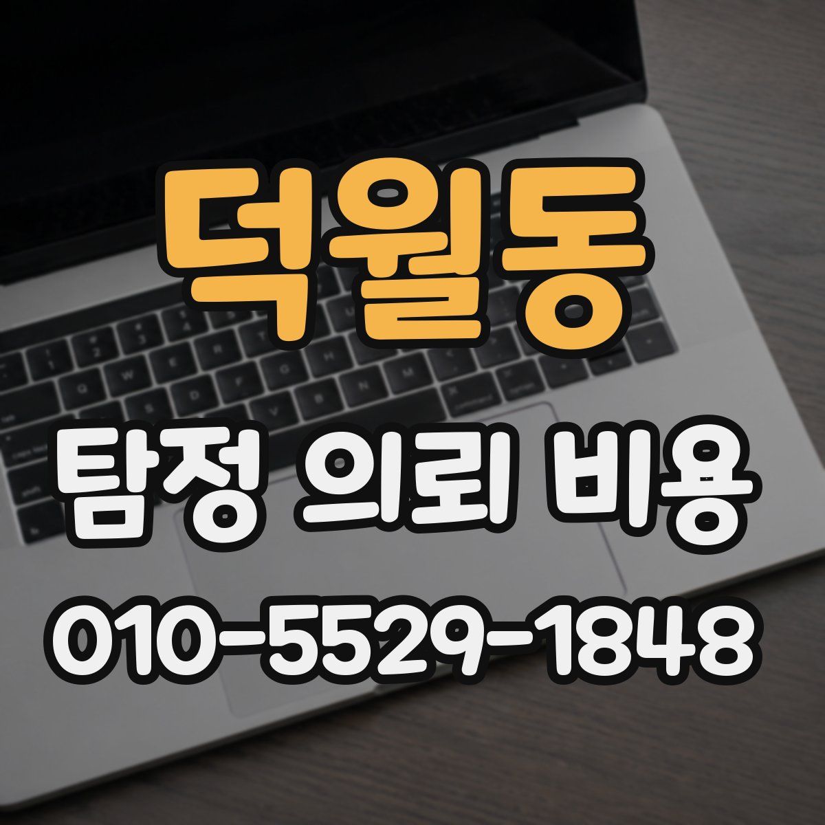 덕월동 탐정 의뢰 비용