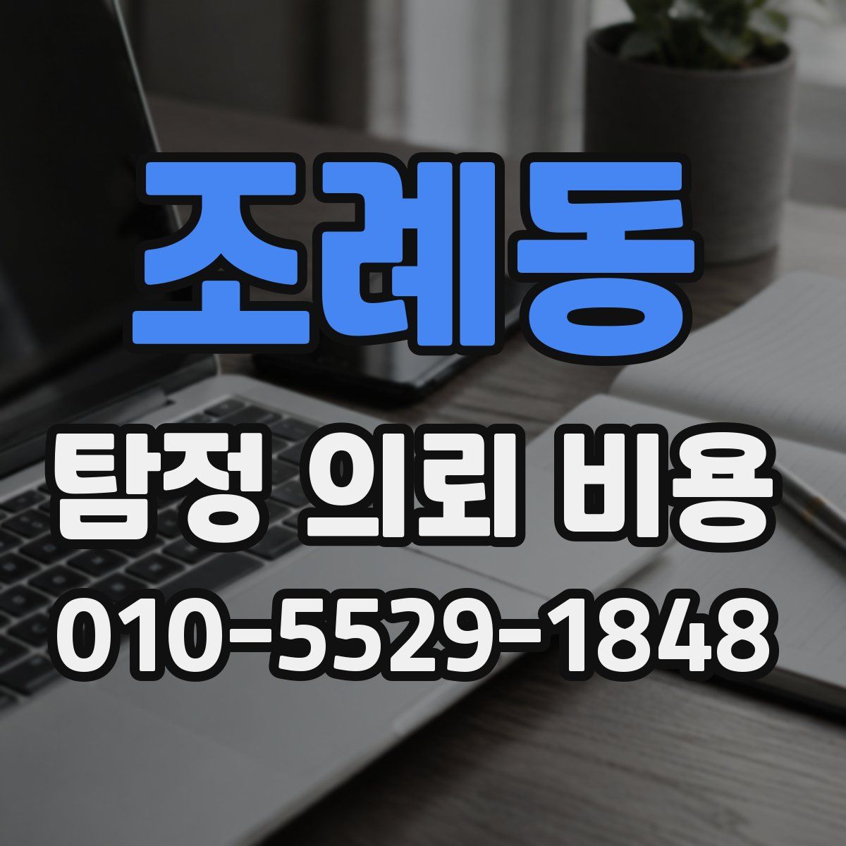 조례동 탐정 의뢰 비용