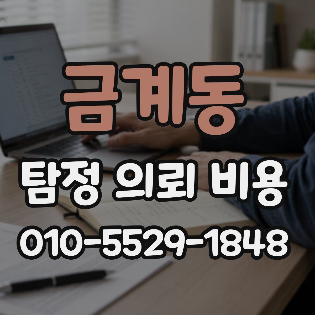 금계동 탐정 의뢰 비용