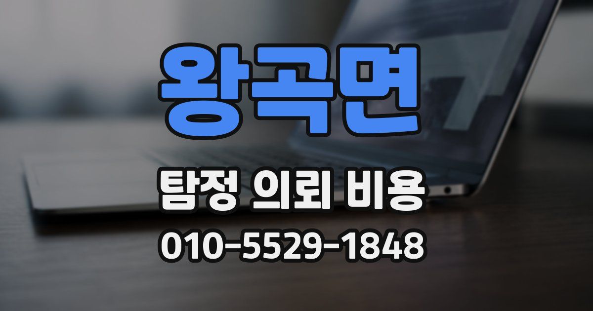 왕곡면 탐정 의뢰 비용