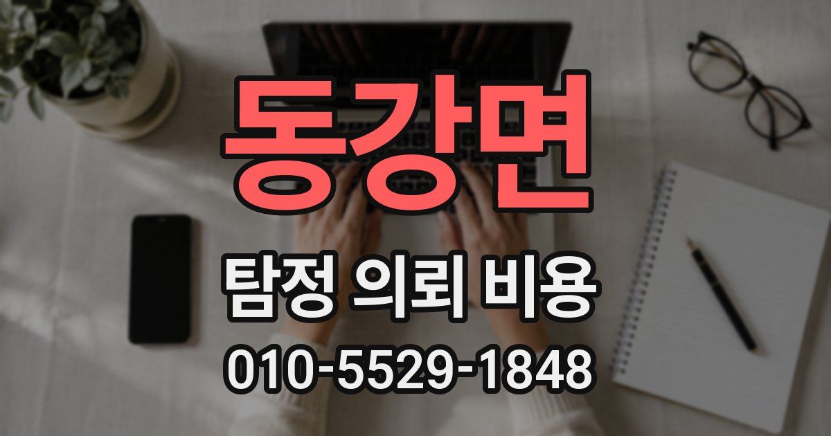 동강면 탐정 의뢰 비용