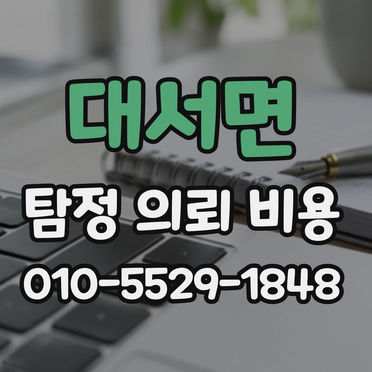 대서면 탐정 의뢰 비용