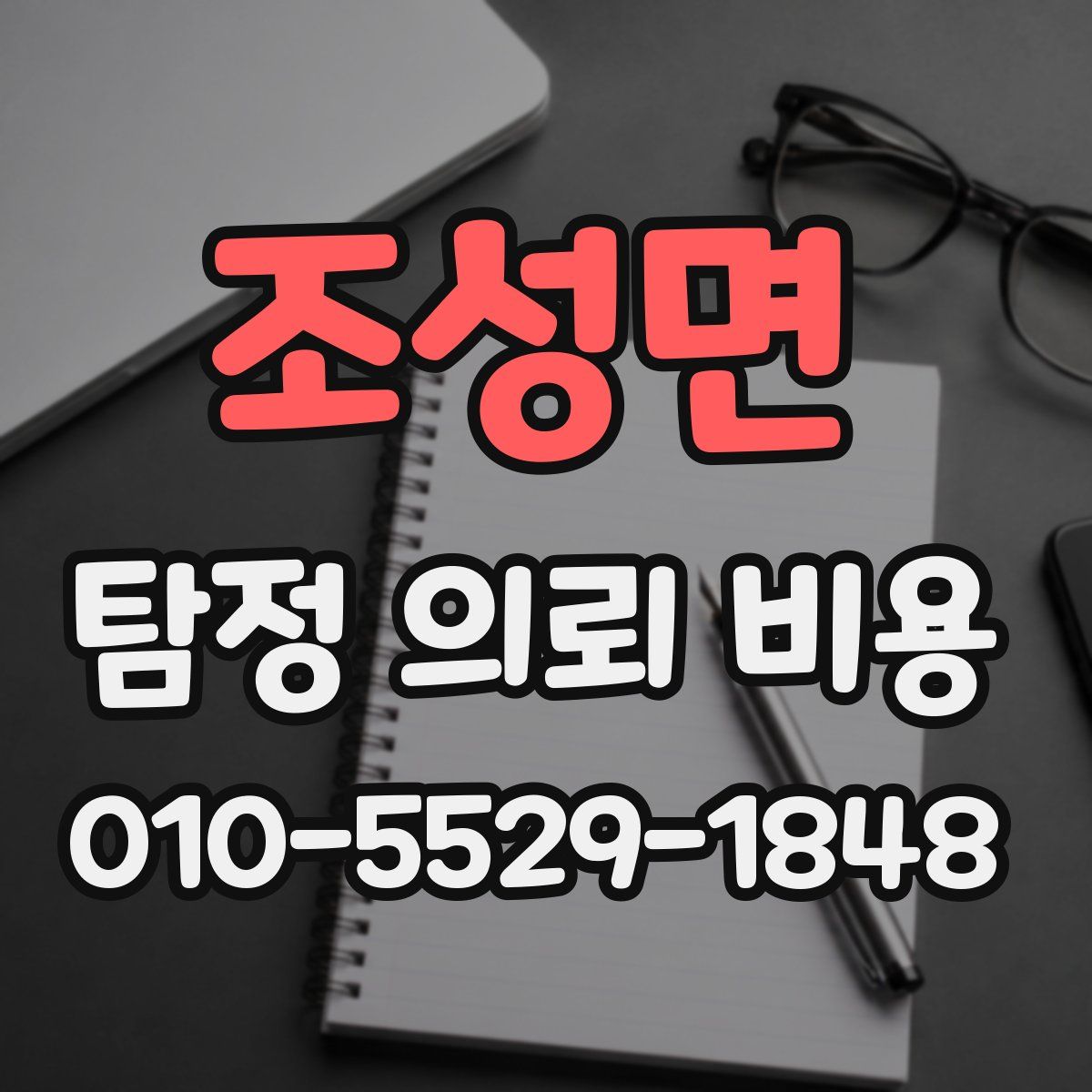 조성면 탐정 의뢰 비용