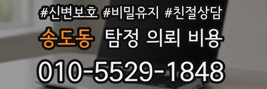 송도동 탐정 의뢰 비용