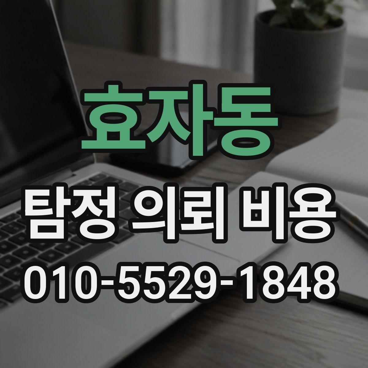 효자동 탐정 의뢰 비용