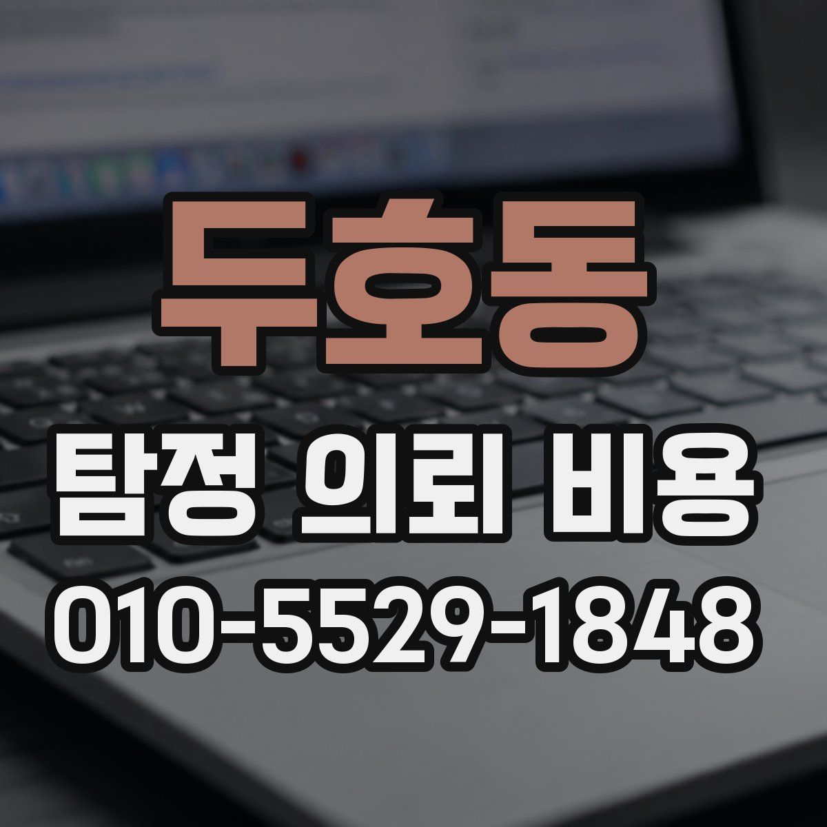 두호동 탐정 의뢰 비용