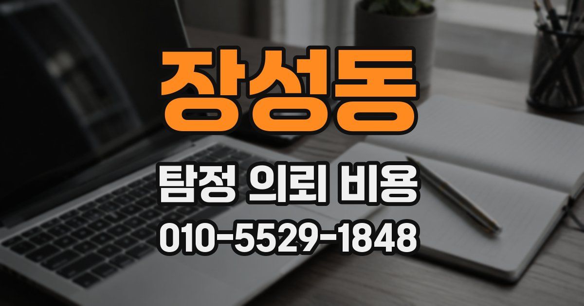 장성동 탐정 의뢰 비용