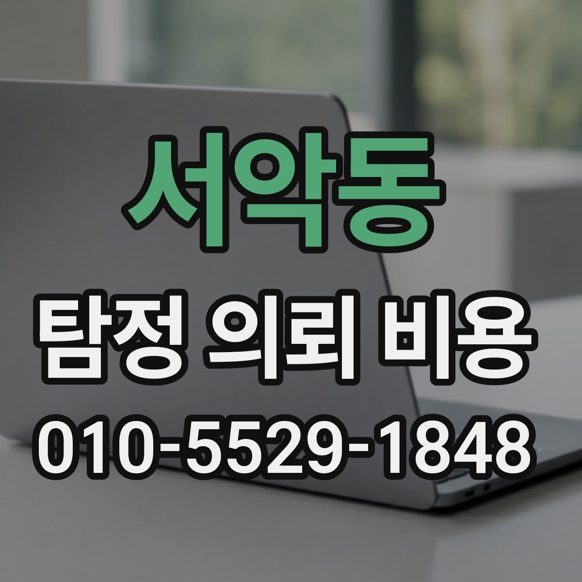 서악동 탐정 의뢰 비용