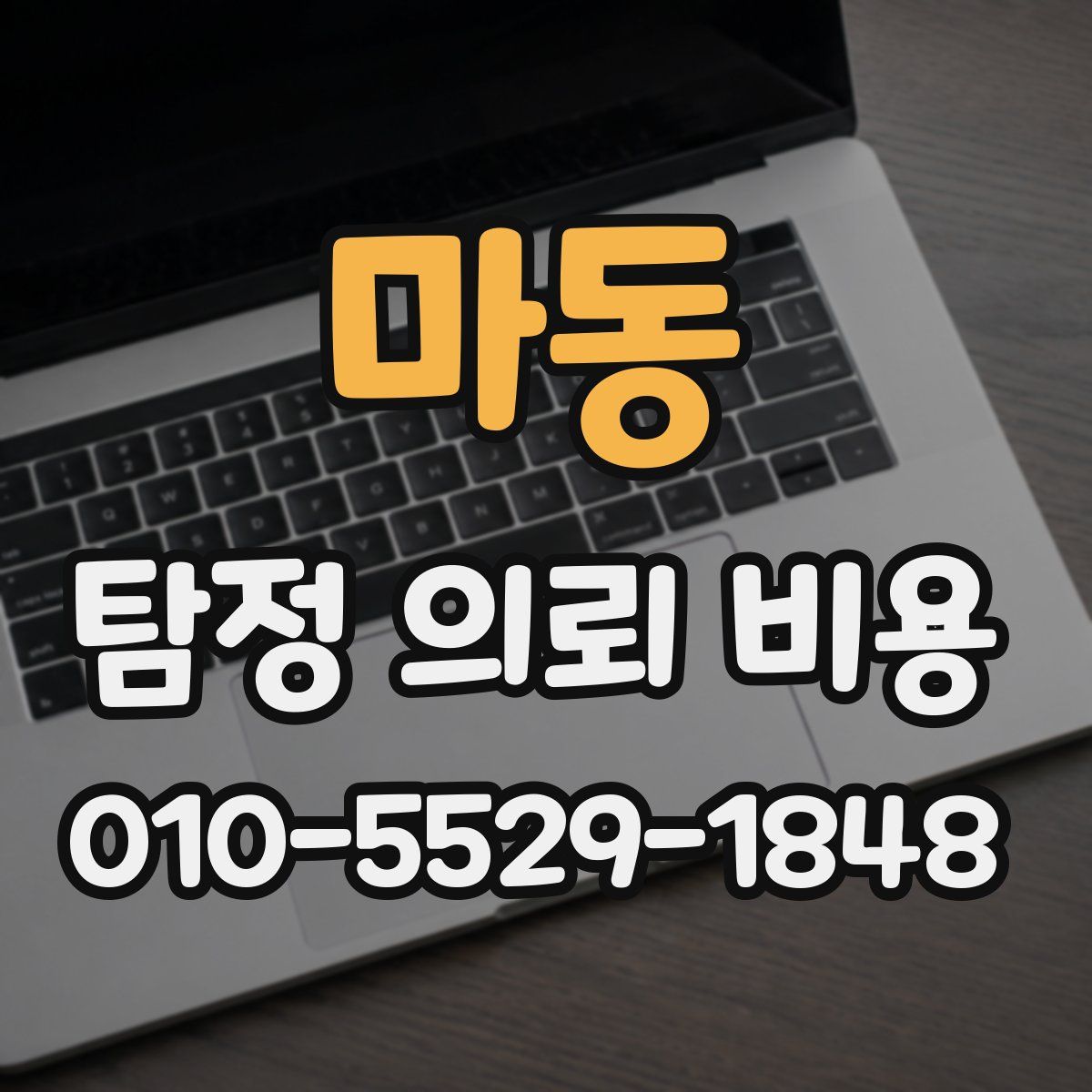 마동 탐정 의뢰 비용