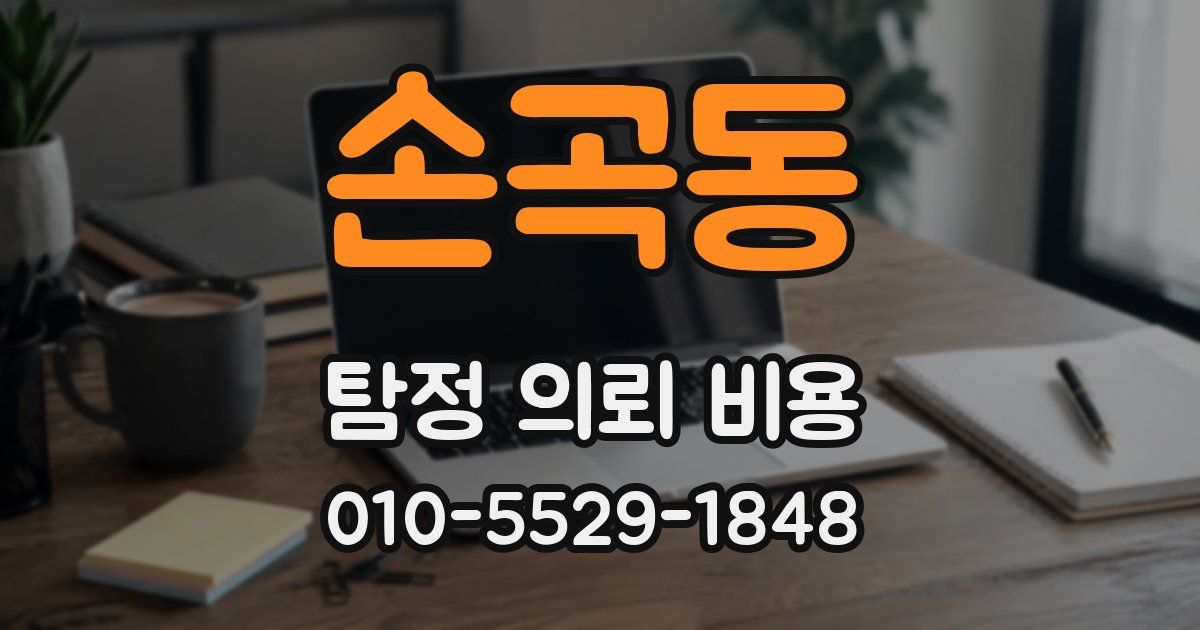 손곡동 탐정 의뢰 비용