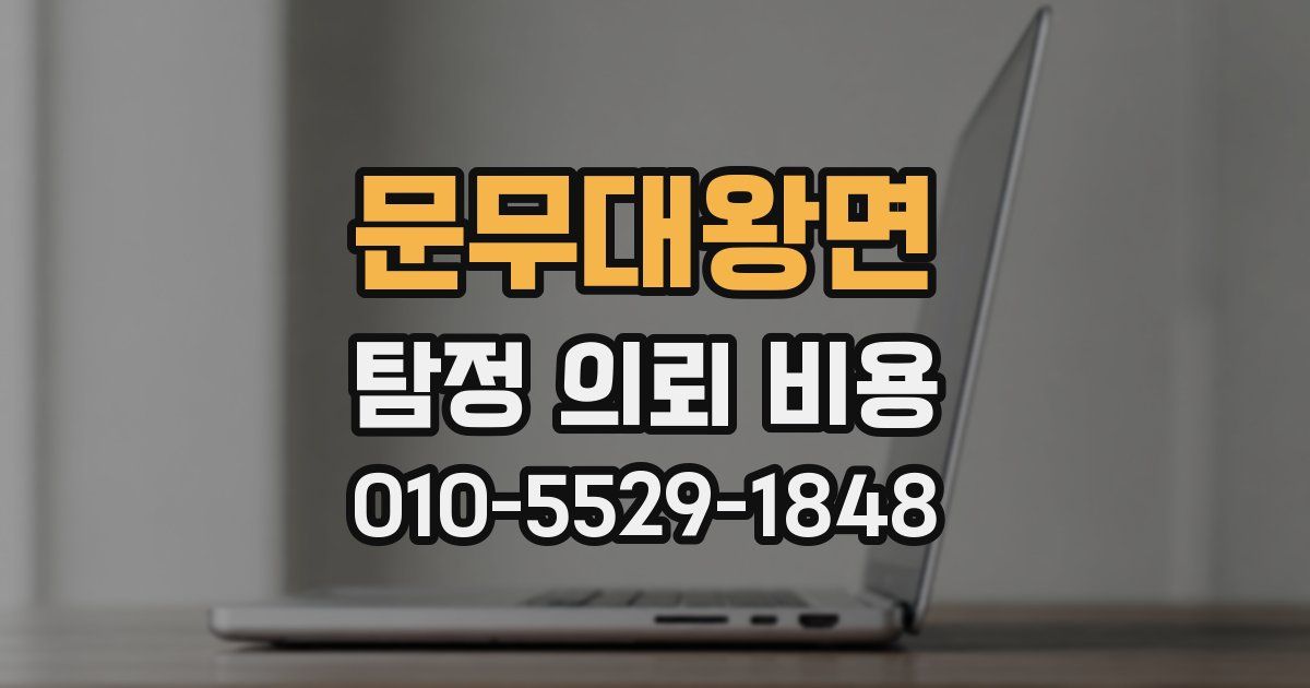 문무대왕면 탐정 의뢰 비용