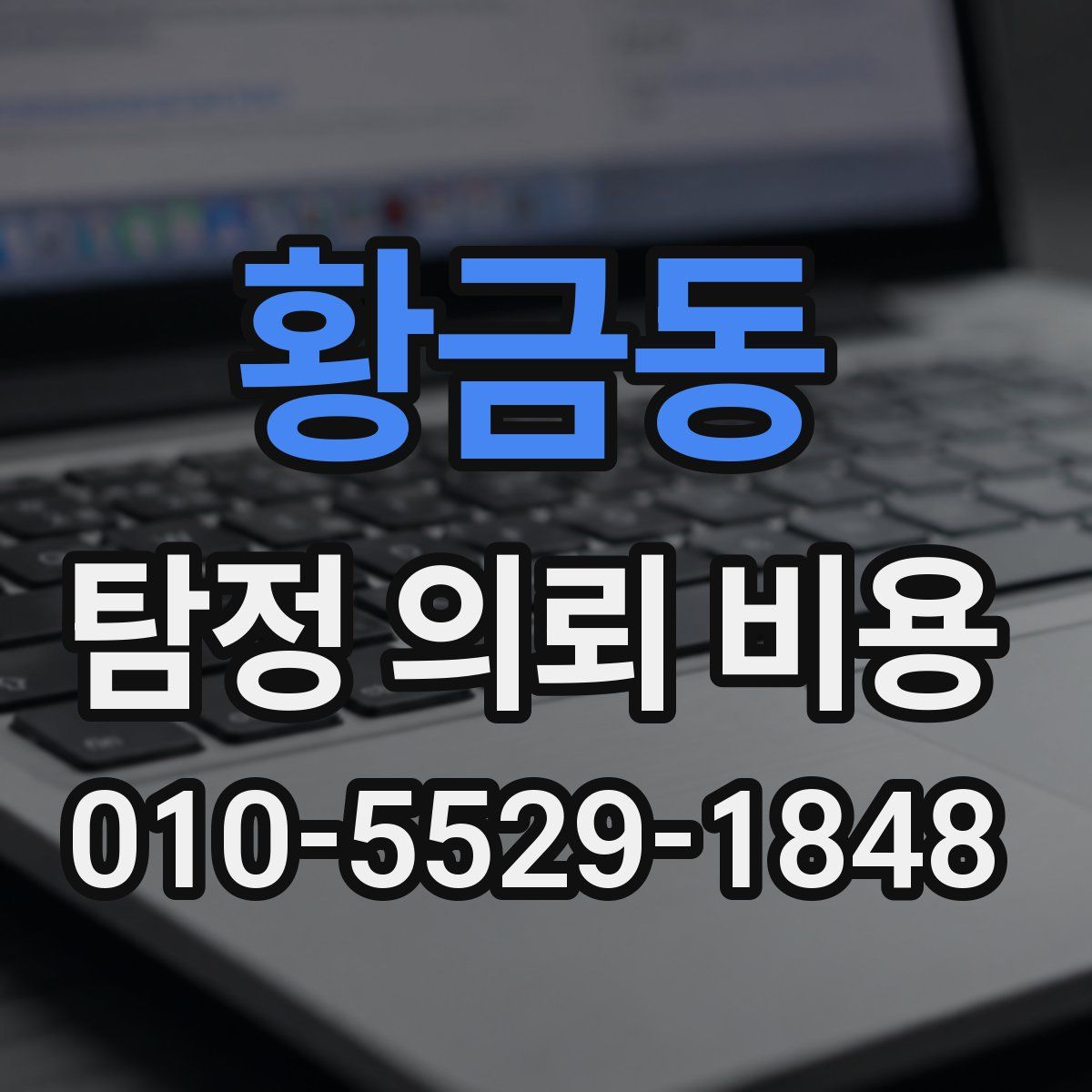 황금동 탐정 의뢰 비용