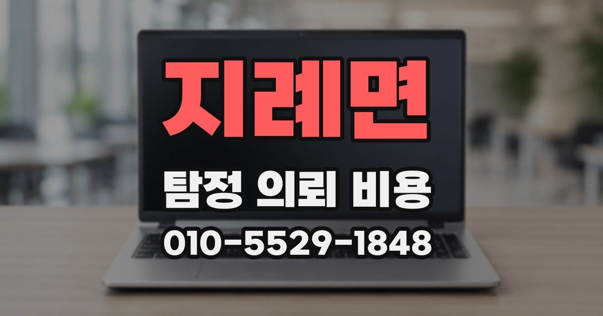 지례면 탐정 의뢰 비용