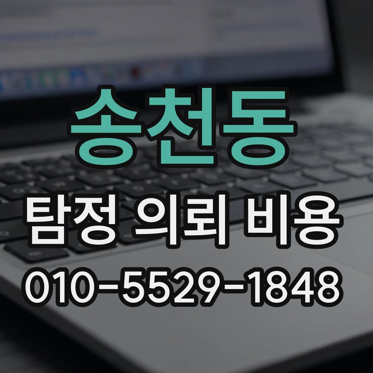 송천동 탐정 의뢰 비용