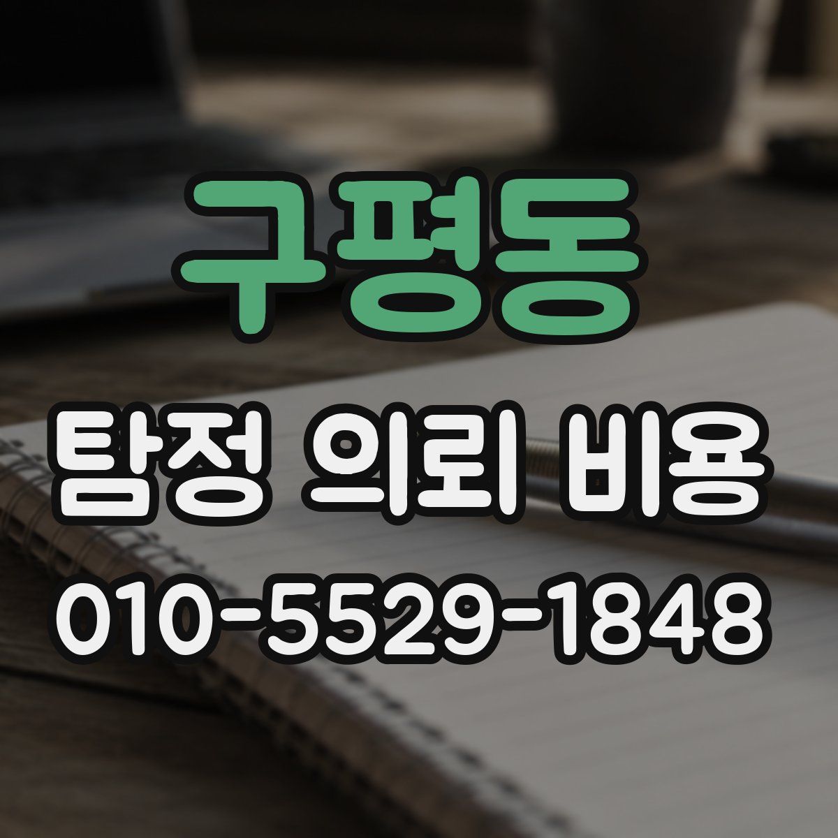 구평동 탐정 의뢰 비용