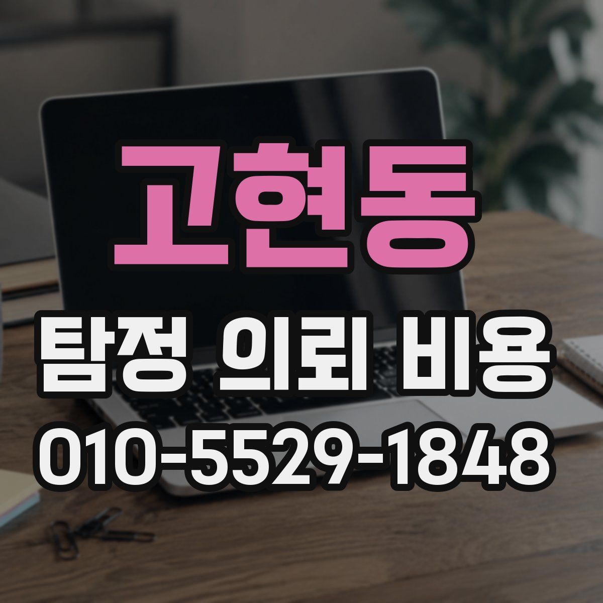 고현동 탐정 의뢰 비용