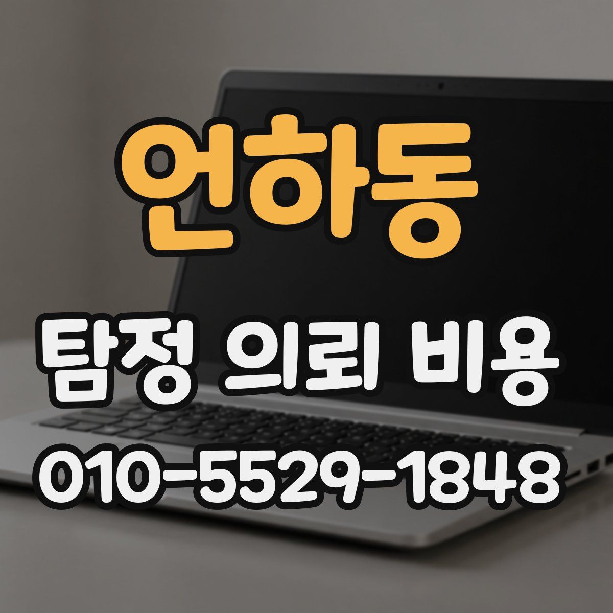 언하동 탐정 의뢰 비용