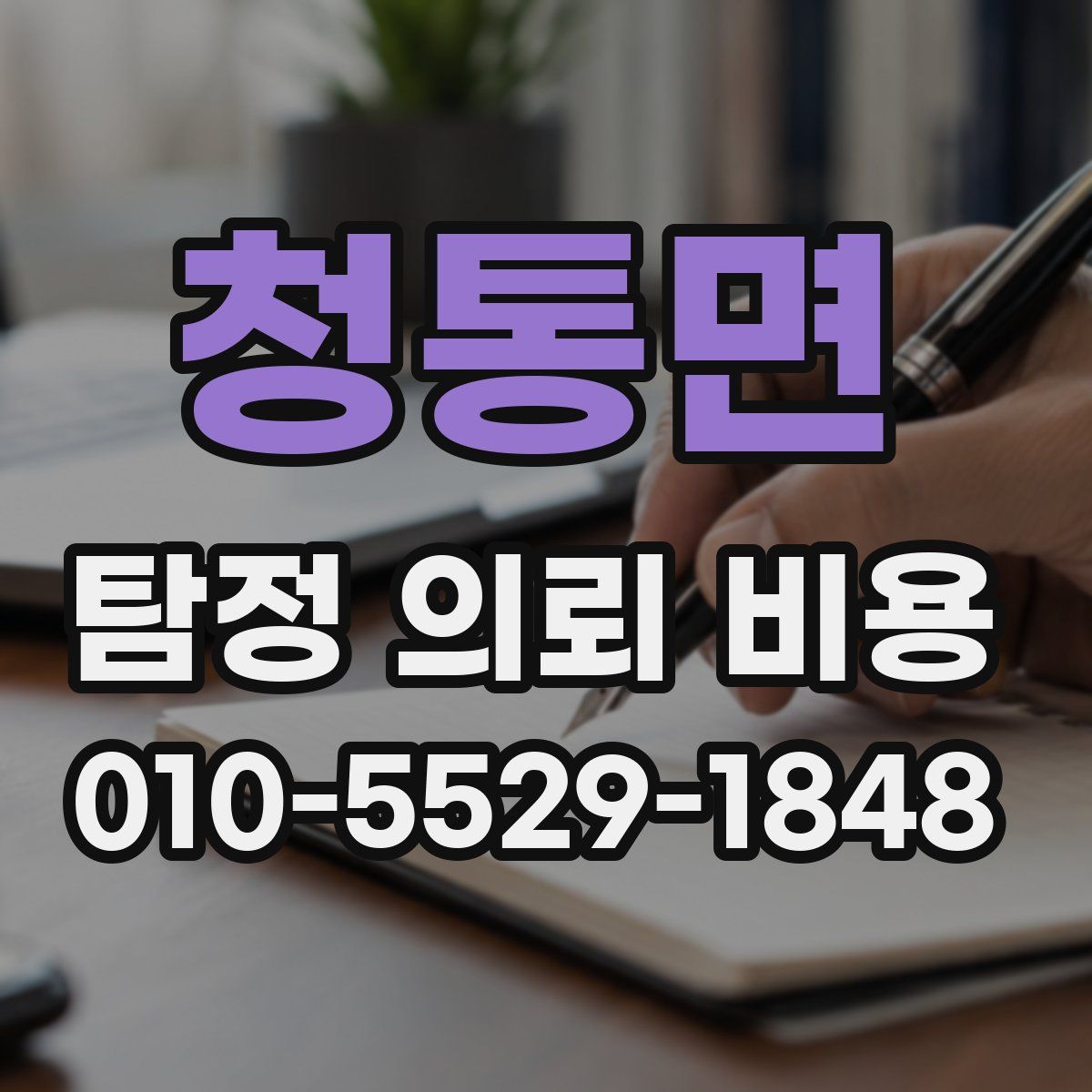 청통면 탐정 의뢰 비용