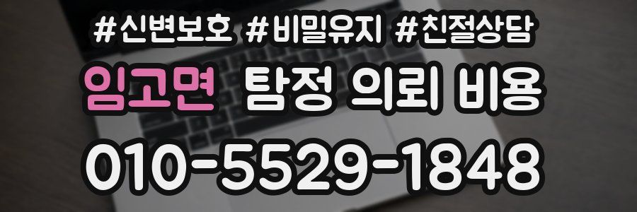 임고면 탐정 의뢰 비용